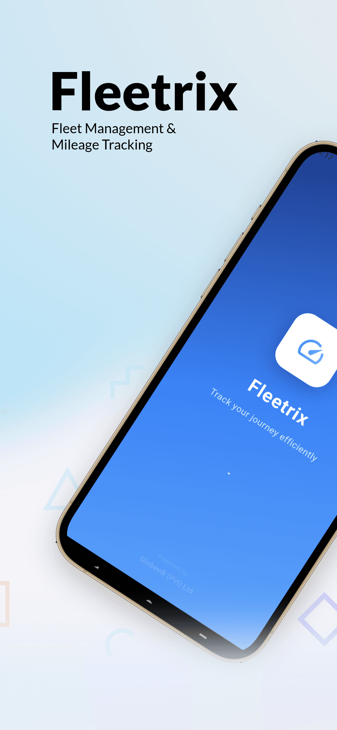 Fleetrix mobile app screen 1